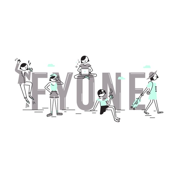 Symbol artwork with the title 'Illustration for fashion blogger '