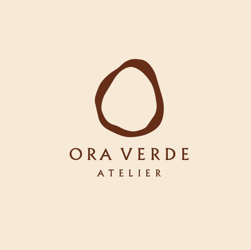 Persian logo with the title 'Ora Verde Atelier'