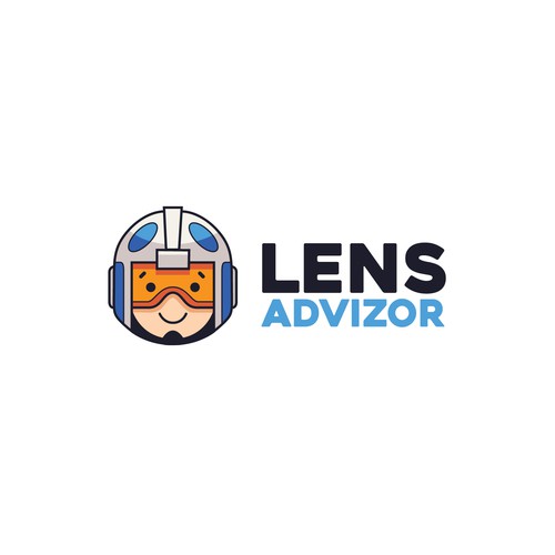 Star wars logo with the title 'Lens Advizor logo design inspired on Star Wars'