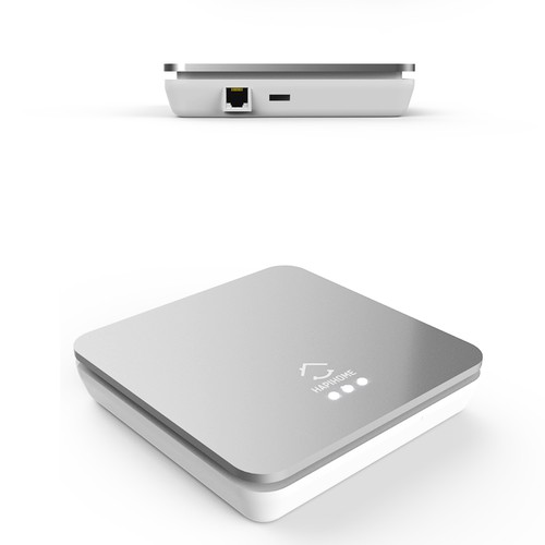 WiFi design with the title 'Happy Home'