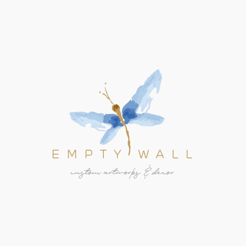 Painting design with the title 'Empty Wall'