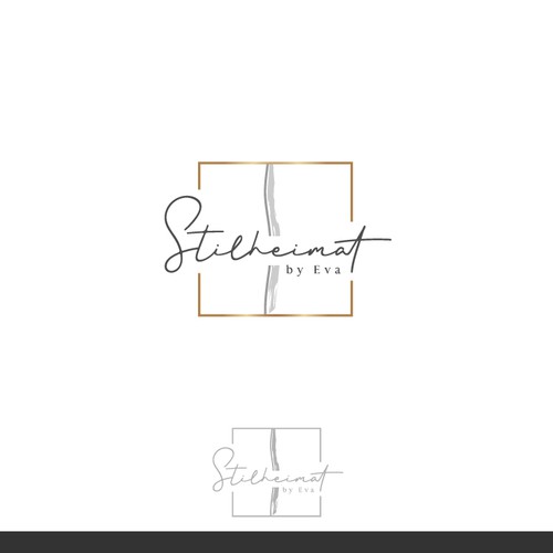 Brush logo with the title 'Stilheimat - by Eva'
