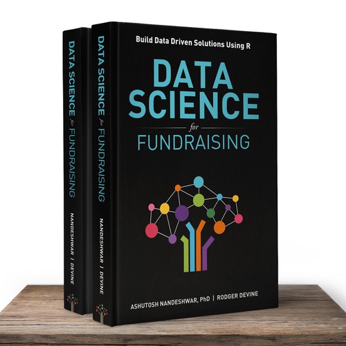 Technology book cover with the title 'Data Science for Fundraising'