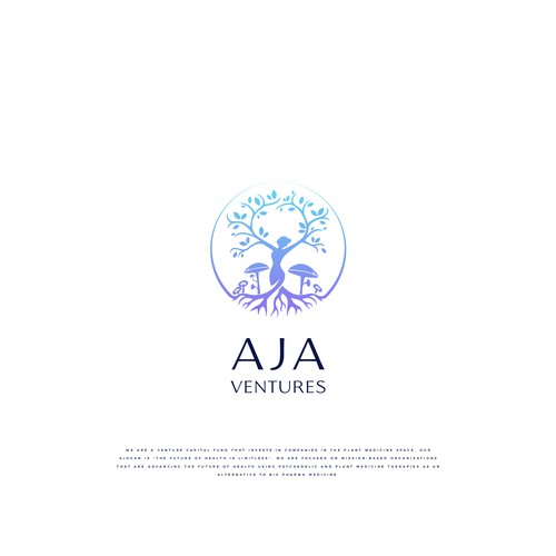 Medical logo with the title 'Logo Aja Ventures'