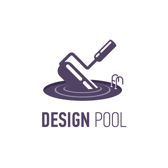 Painting logo with the title 'Design Pool logo'