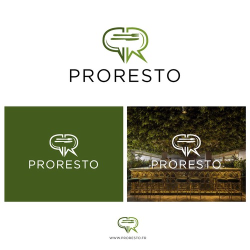 Dating app logo with the title 'PRORESTO'