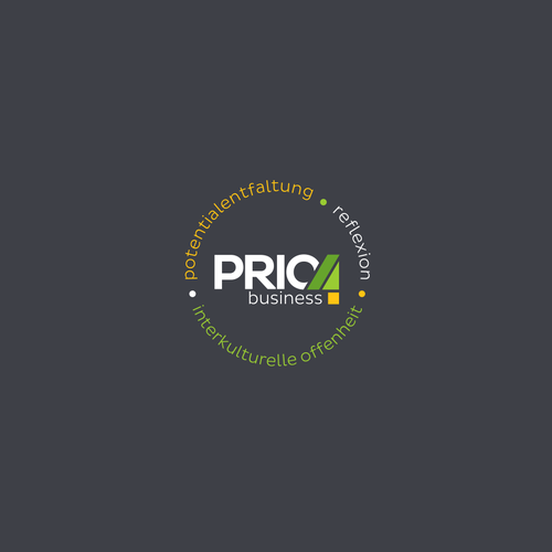 Workshop design with the title 'Logo for Prio4business'
