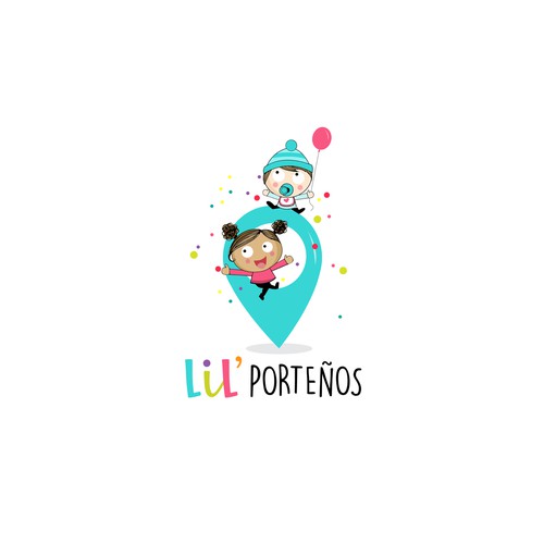 Family logo with the title 'Logo kids app'