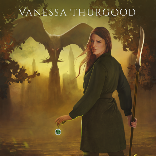 Epic fantasy book cover with the title 'Illustrationfo Book cover'