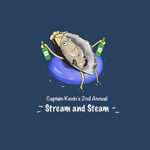 Graphic t-shirt with the title 'T-shirt print design for a party'