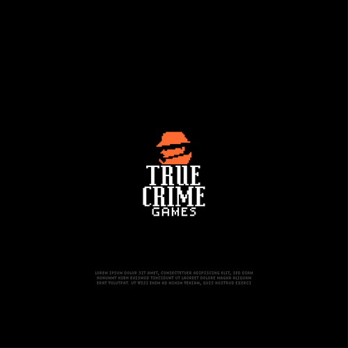 Criminal design with the title 'True Crime Games'