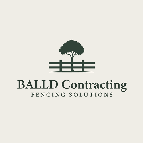Fencing logo with the title 'BALLD Contracting'