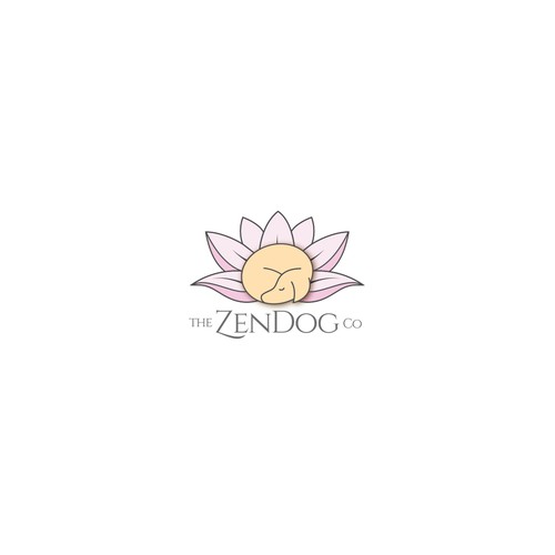 Zen logo with the title 'logo for The ZenDog Co'