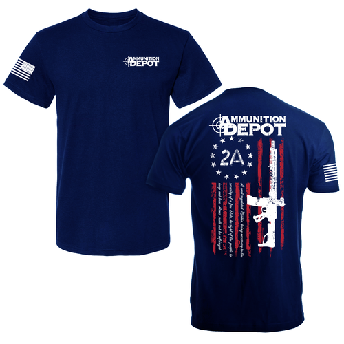 Business t-shirt with the title 'Grunge Ammunition Depot 2A'