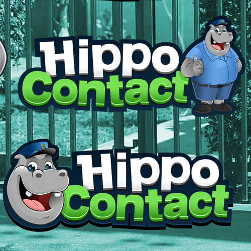 Hippo logo with the title 'Hippo Contact needs a new logo'
