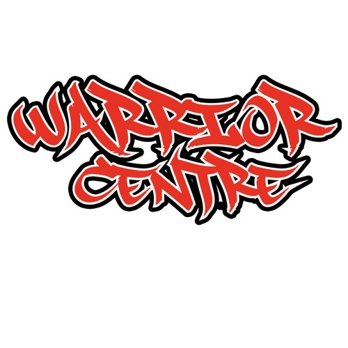 Karate design with the title 'Warrior Centre'