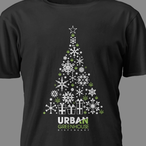 Medical t-shirt with the title 'Christmas T Shirt for Medial Marijuana Dispensary!'