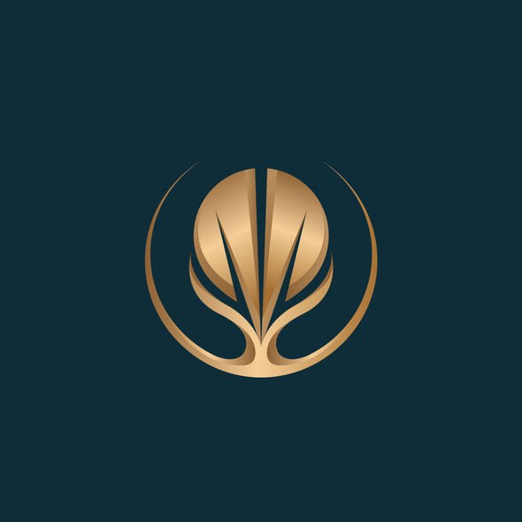 Elements of nature logo with the title 'Tree icon for Balder Group'