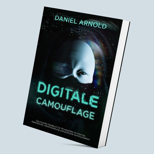 Digital art book cover with the title 'Book cover'