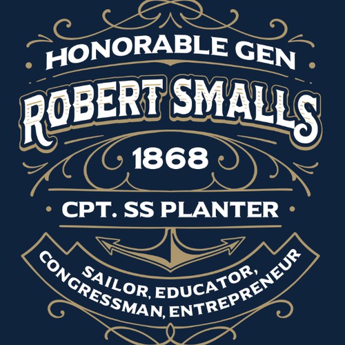 Business t-shirt with the title 'Robert Smalls Tshirt'