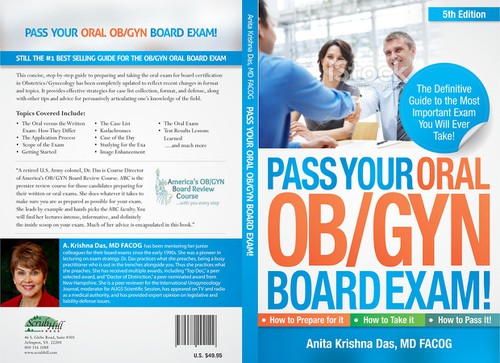 Medical book cover with the title 'book cover design'