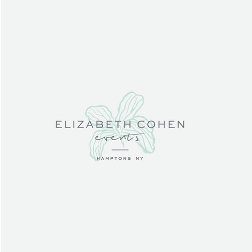 Gentle logo with the title 'hand drawn logo for event company'