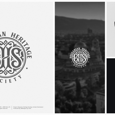 Classic Monogram Emblem for Bulgarian Heritage Society