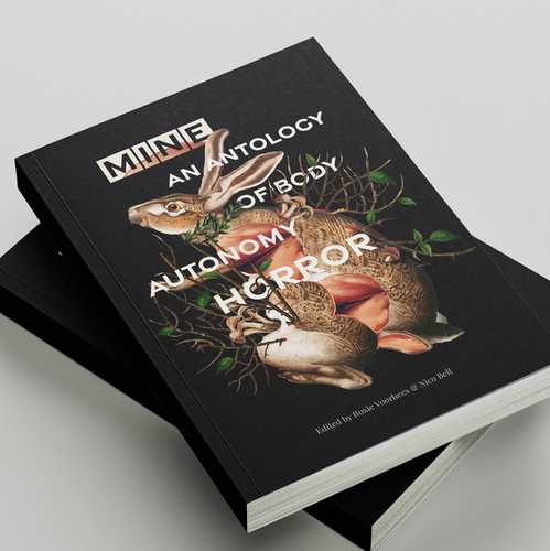 Forest book cover with the title 'Horror book cover'