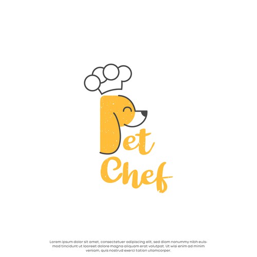 Pet food logo with the title 'Rustic & Organic Logo for a Dog Food Company'