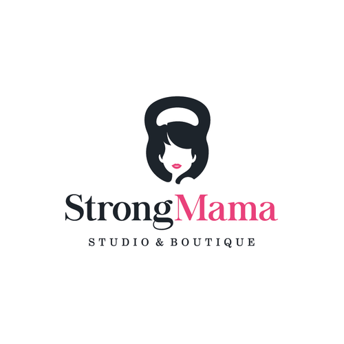 Mother design with the title 'Logo concept for StrongMama'