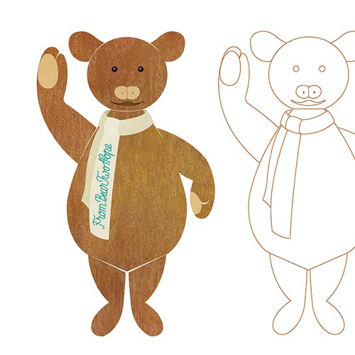 Teddy design with the title 'Teddy Bear Design'