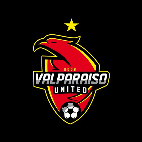 Hard work logo with the title 'Valparaiso United'