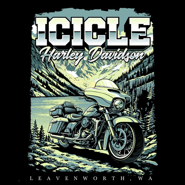 Automotive t-shirt with the title 'ICICLE'