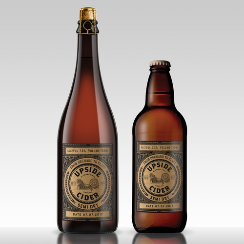 Canadian design with the title 'Cider label'