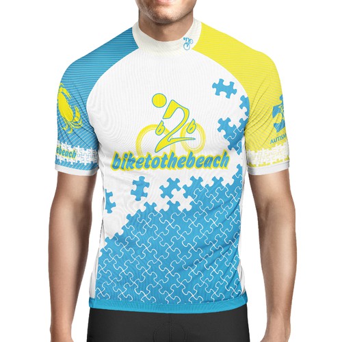 Mountain bike design with the title 'Montain Bike Jersey Design'