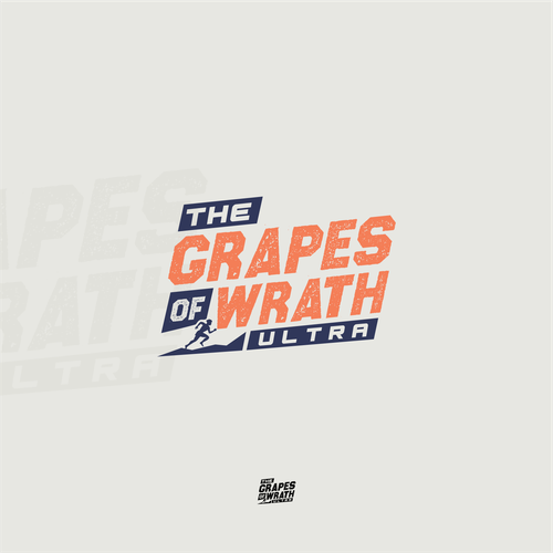 Competition logo with the title 'Grapes of Wrath Ultra'