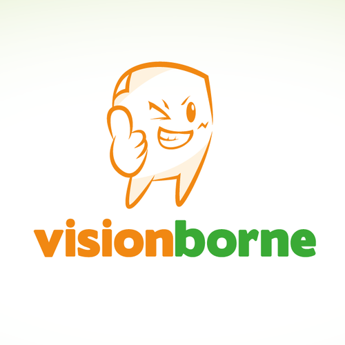 Anime logo with the title 'Help Visionborne with a new logo'