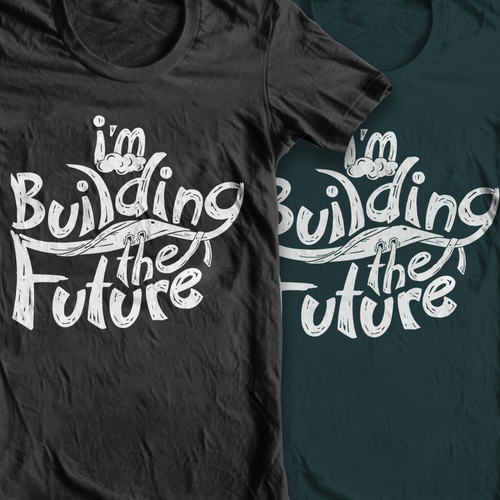 Futuristic design with the title 'I am building the Future'