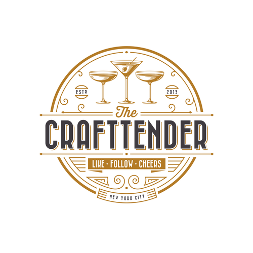 Nightclub design with the title 'The Crafttender'