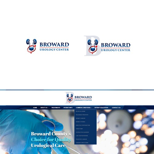 Male design with the title 'broward'