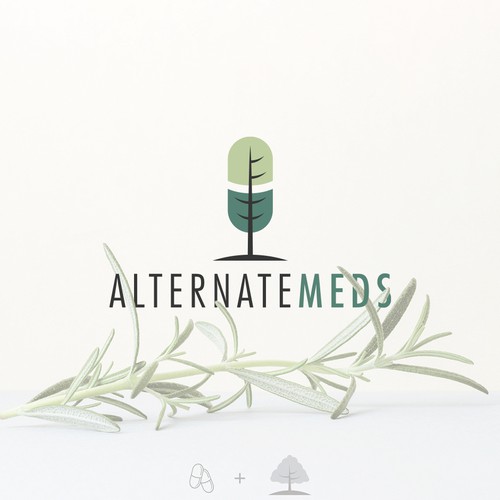 Pill design with the title 'Alternate Medicine!'