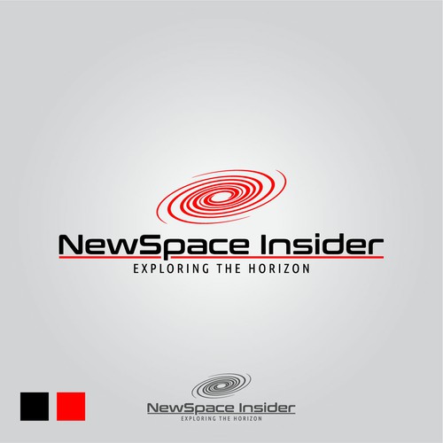 Galaxy logo with the title 'Logo for NewSpace Insider'