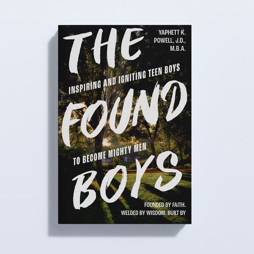 Teen book cover with the title 'Book Cover The Found Boys'