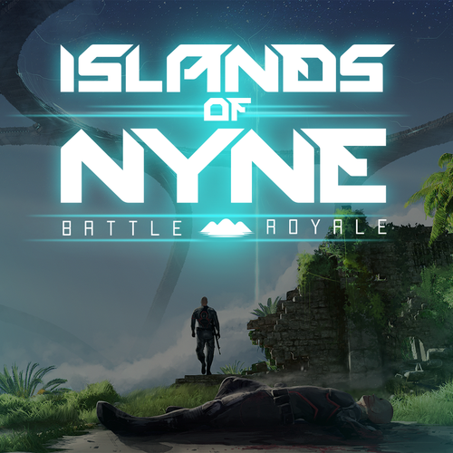 Video game logo with the title 'Logo and lettering for a sci-fi Game'