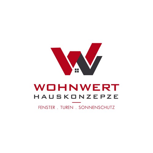 Home improvement logo with the title 'Wohnwert '