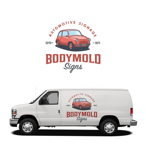 Auto design with the title 'Logo for Automotive Industry'