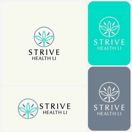 Healthcare logo with the title 'Logo design for Strive Health LI'