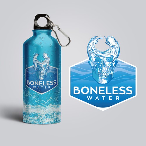 Best design with the title 'Boneless Water'