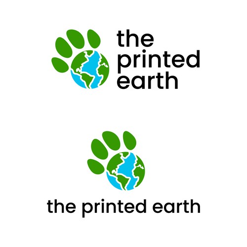 Paw logo with the title 'Logo'