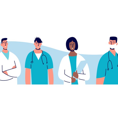 Medical artwork with the title 'Banner design'